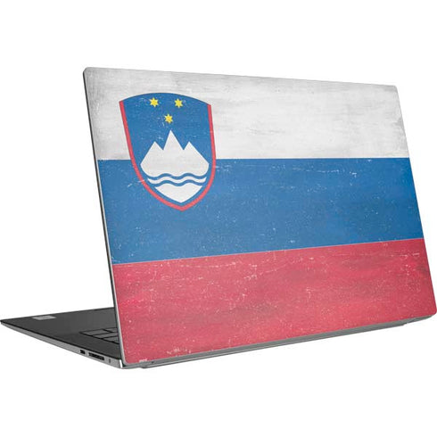Slovenia Flag Distressed Dell XPS Skin